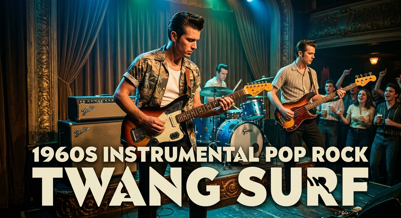 TWANG SURF 1960S INSTRUMENTAL POP ROCK 0:60"